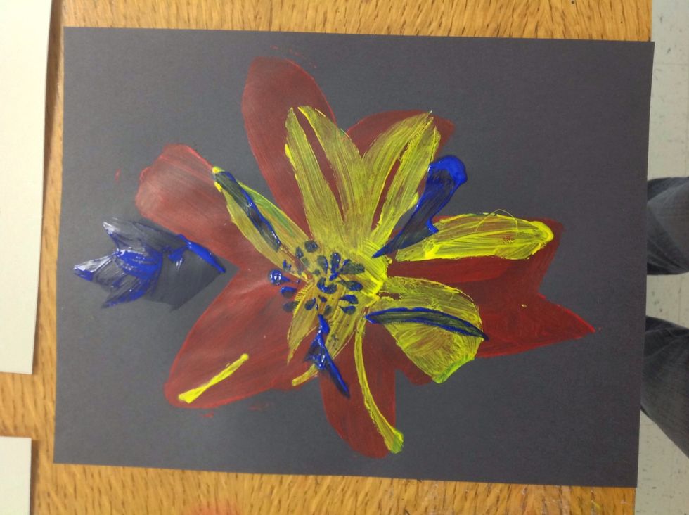 On a black background.