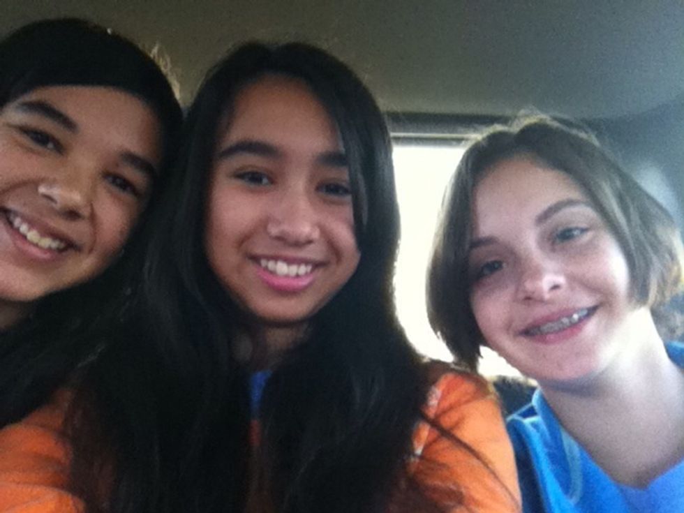 On a field trip with my two BFFs
