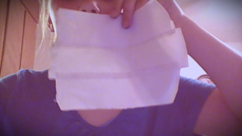 on a flat surface lay a piece of tape make it as big as you want by adding more pieces of tape when you have the length you want add peices of tape on top of that so that there are no more sticky part