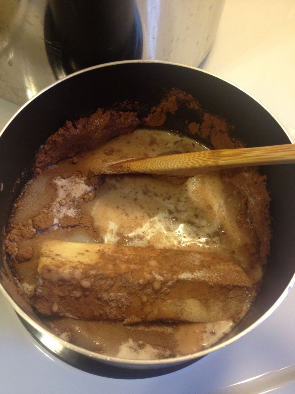 On med heat bring to boil