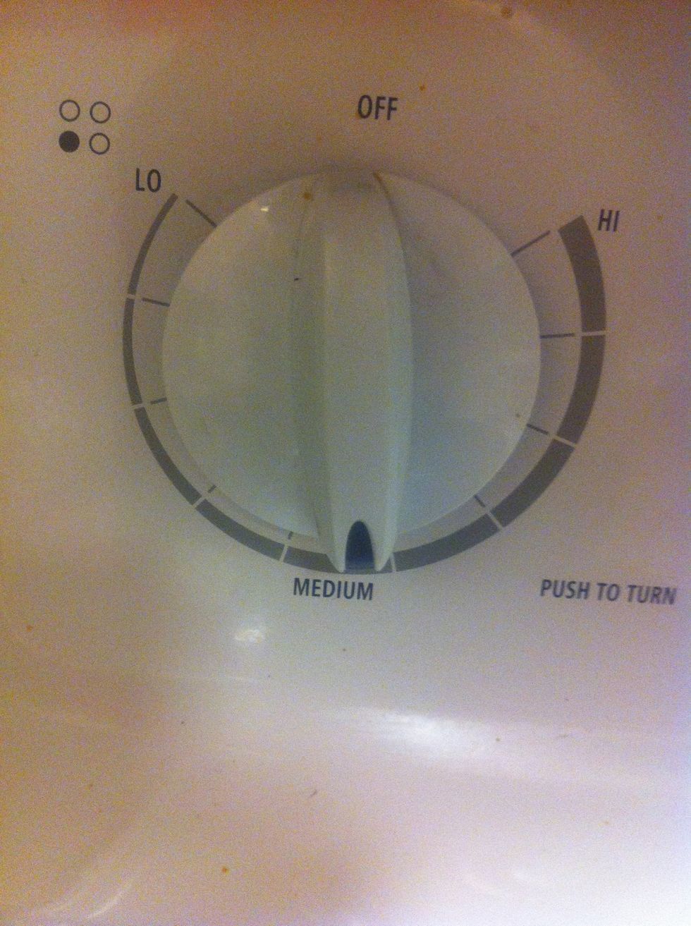 On medium temp