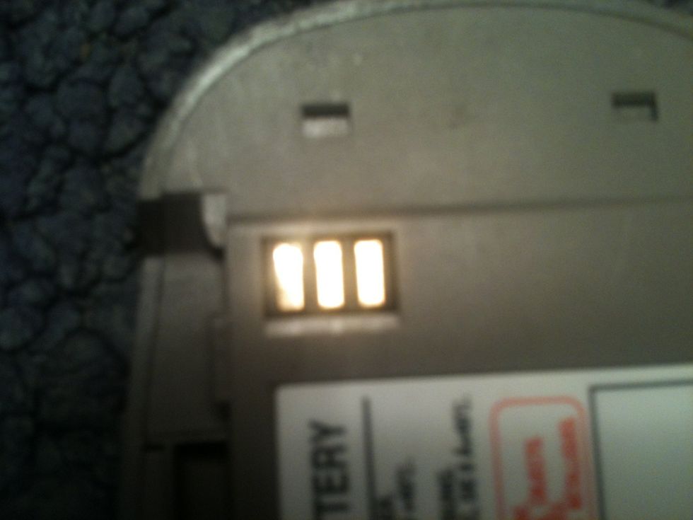 On some cell phone batteries you'll see these three connectors. One is negative, one is positive and the third is basically connected to the brain of the phone and the "power regulator".