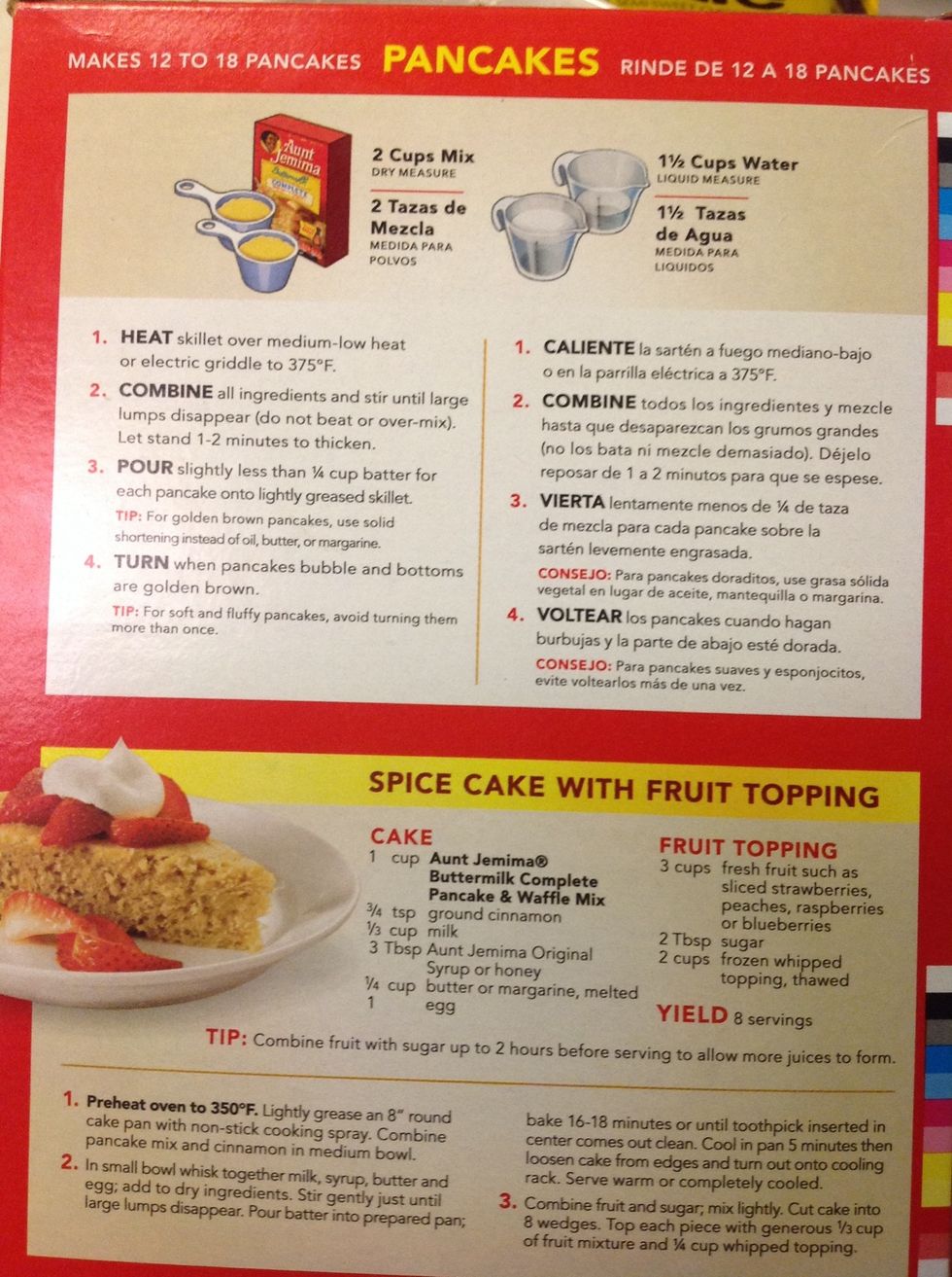 On the back of the box there will be measurements for how much batter should be used for a certain amount of people.