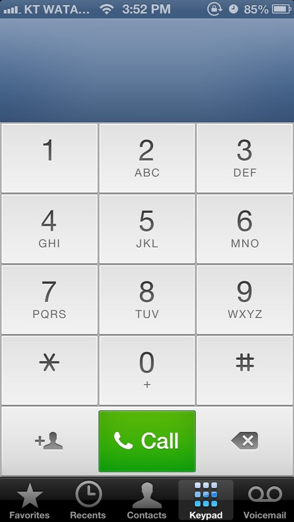 On the dial-pad, dial *3001#12345#*