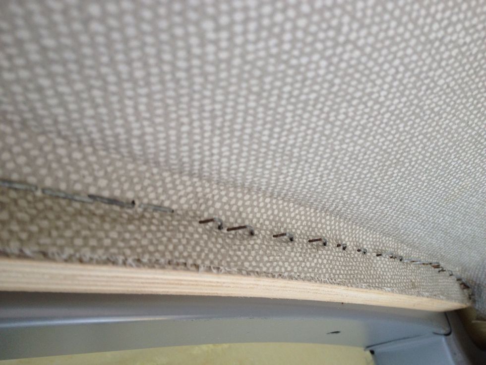 On the inside, remove all headlining carefully so you can remount it later.