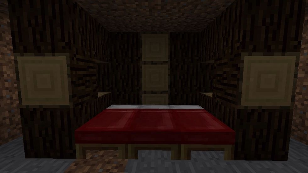 On the right side is going to be your bedroom