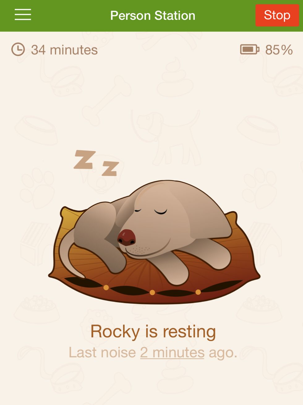 On the second devices select \u201cbreeder station\u201d and now you can hear what\u2019s your dog doing.