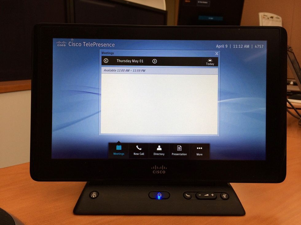 On the TOUCH PANEL, tap the MORE BUTTON.