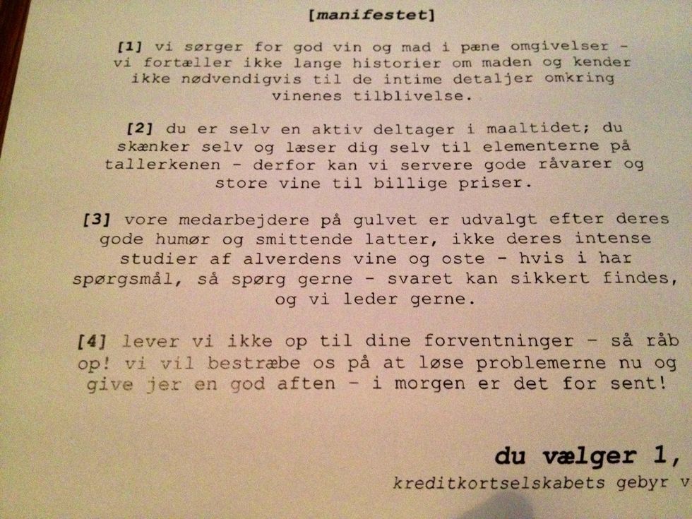 On their menu it says that the company chooses their staff based on their mood rather than their skills to present the food \ud83d\ude09