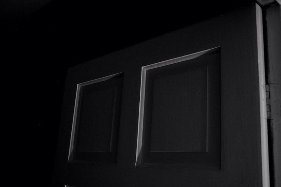On to the next:) enter a dark bathroom and sit there with the door open and lights off till someone walks in... Then pretend you're Harry Potter and your scar is hurting. Rub your forehead.\ud83d\udc4d