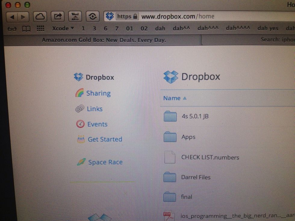 On your web Browser. click the Sharing menu tab found on screenshot. you will be redirected to folders that you share to others. Other options are also found here.