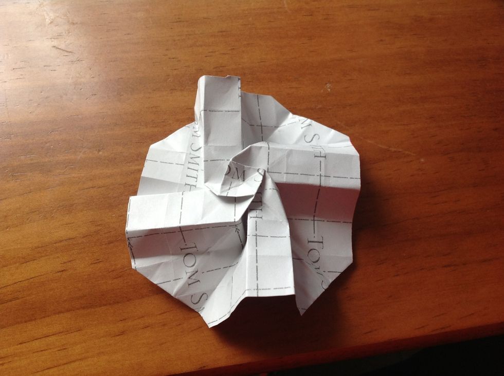 Once all are pushed down, it should look like this.