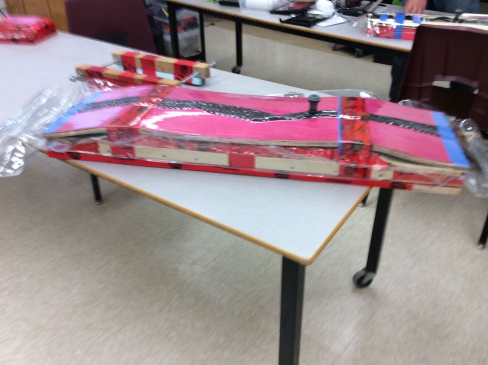 Once all of the air is out it will look something like this. You are now ready to clamp.