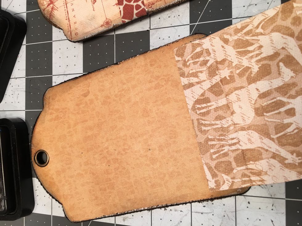 Once attached, the flap completely covers the magnets.