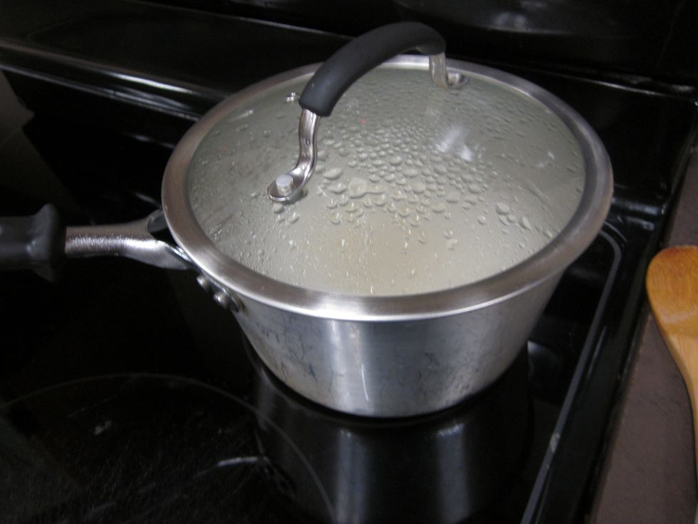 once brought to a boil reduce the heat to medium-low and cover til the rice is tender about 20-25 minutes
