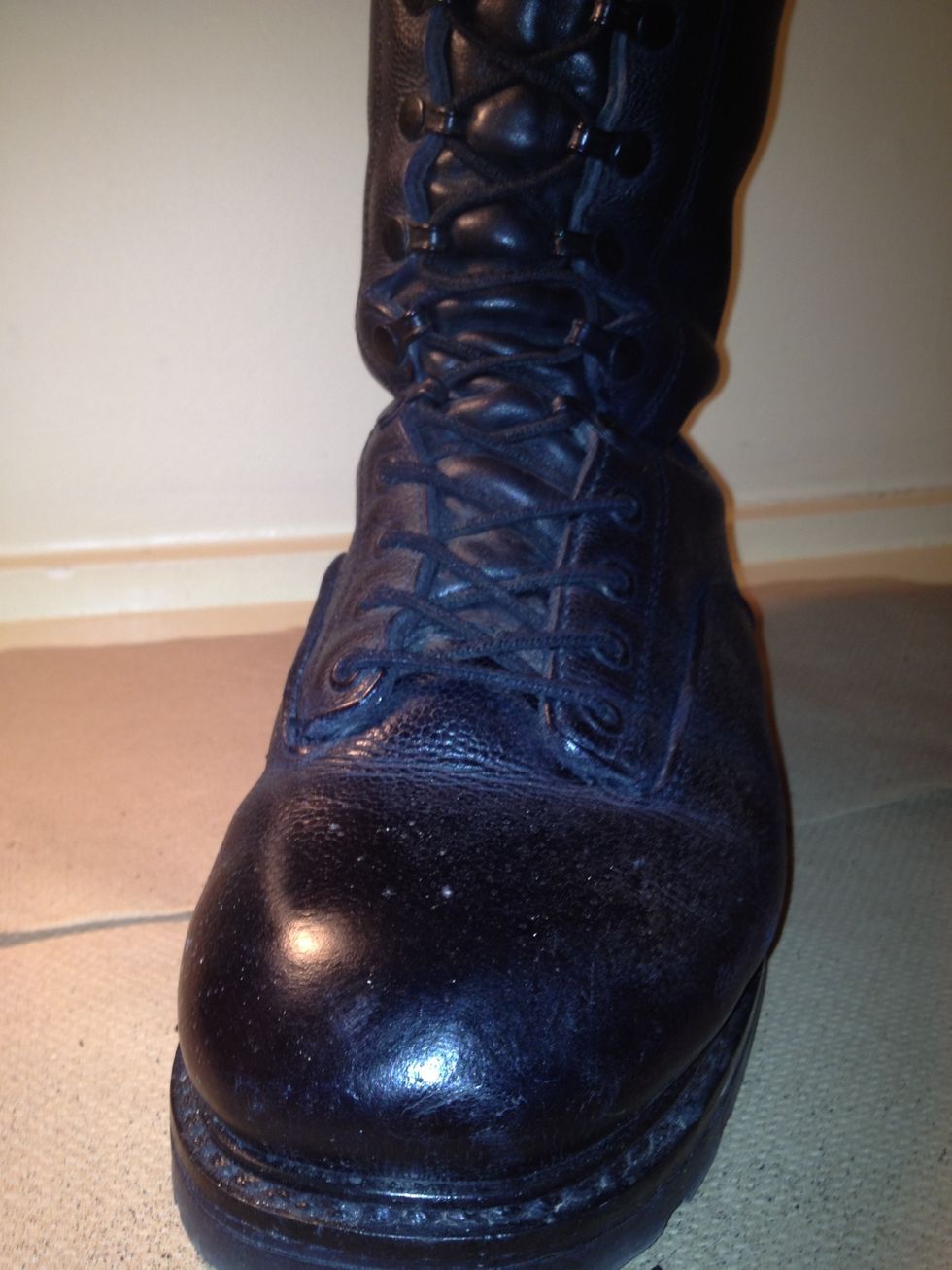 How to polish combat boots B+C Guides