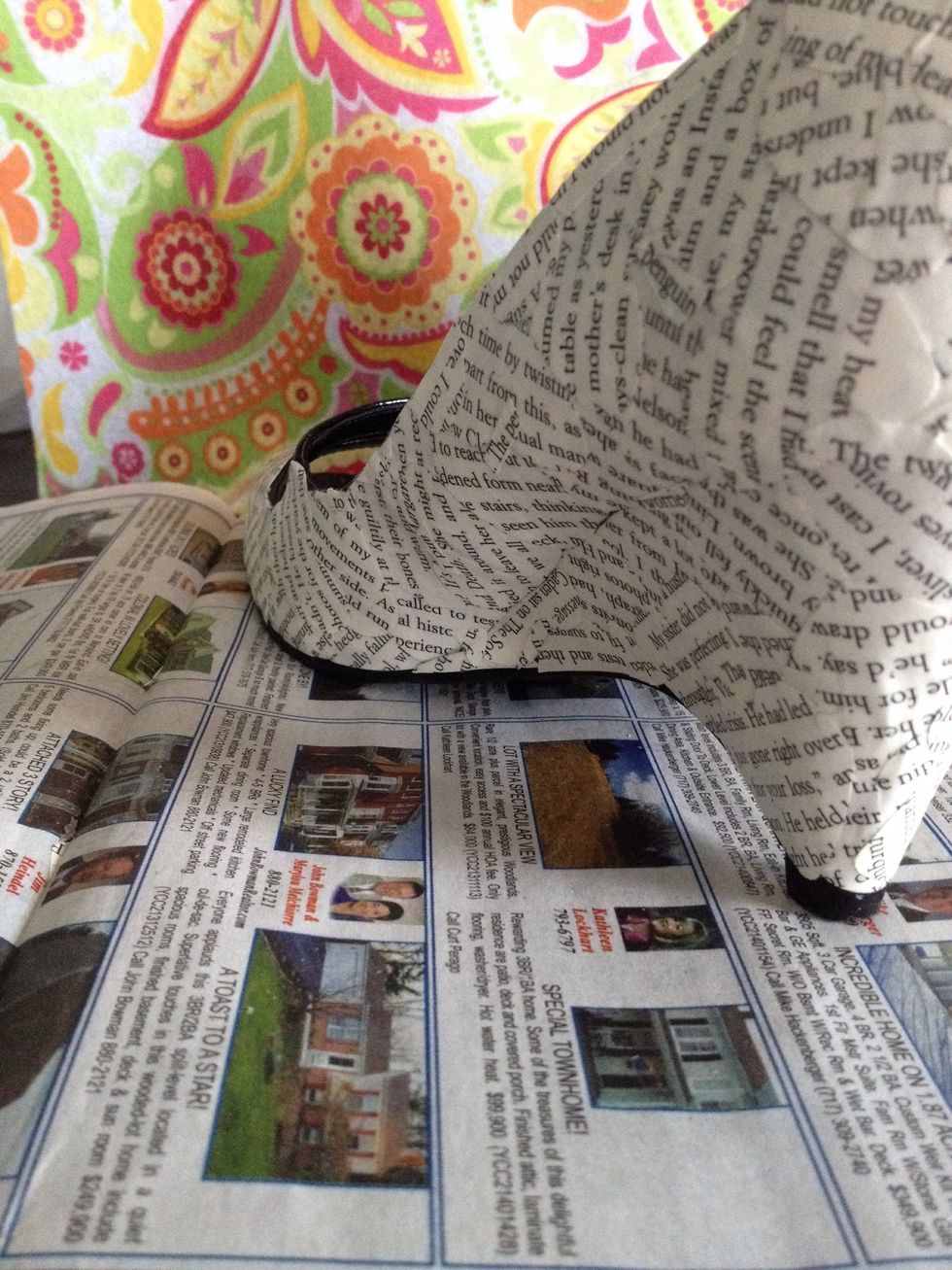 Once completed you may want to do one more final coat of your mod podge all over. Then apply about two coats of hardener and then add sealer as you wish!