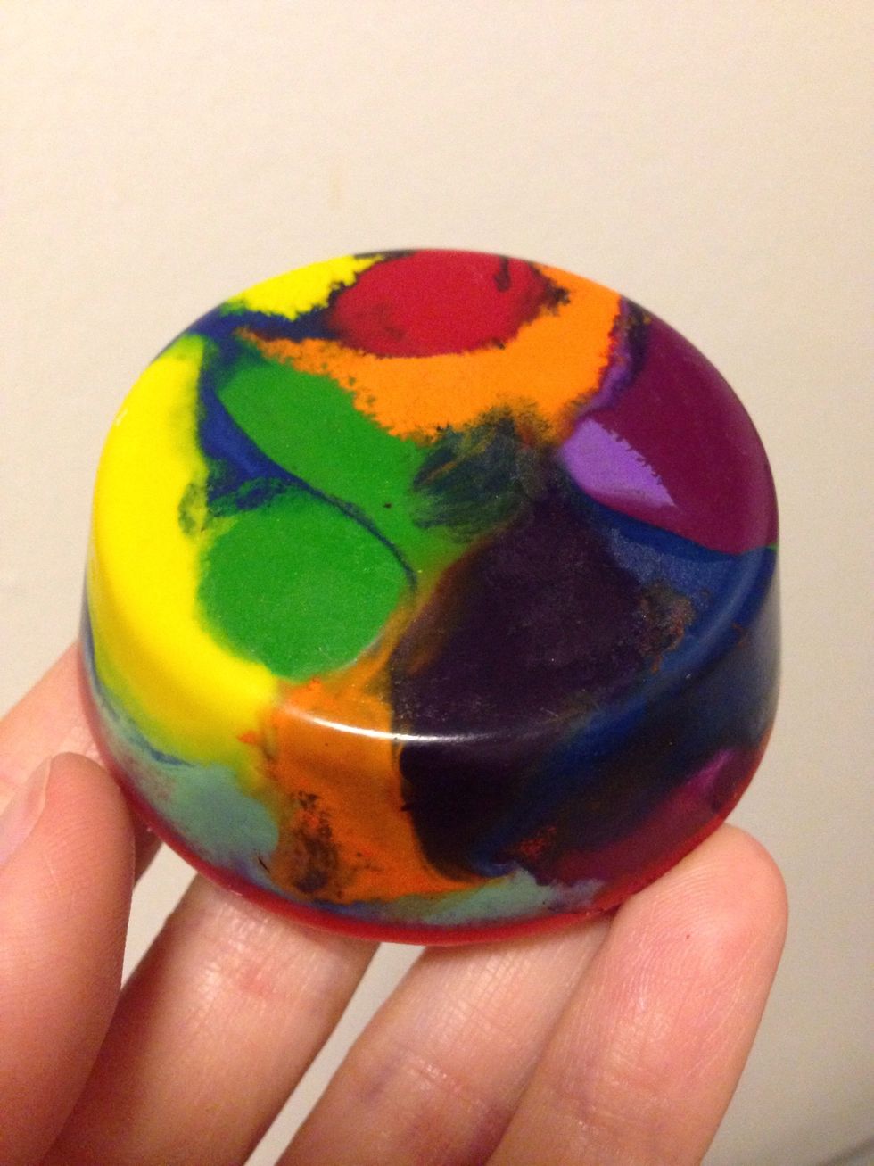 Once completely cool (I let mine sit out on the counter for 1 hour), use a thin knife to pop them out of the muffin tins. (As they cool, they will pull away from the sides slightly, helping with this)