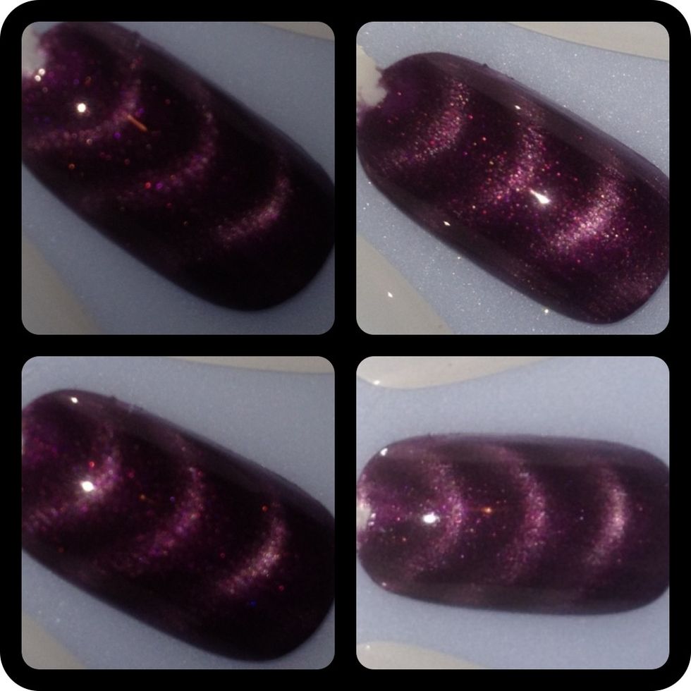 Once completely dry, top with a clear coat and enjoy the gorgeous results!!