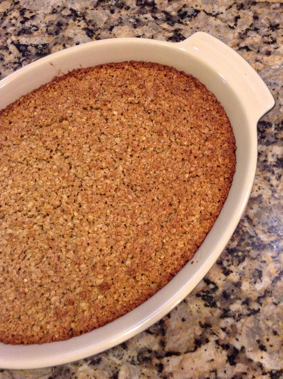 Once cooked, start your cinnamon milk