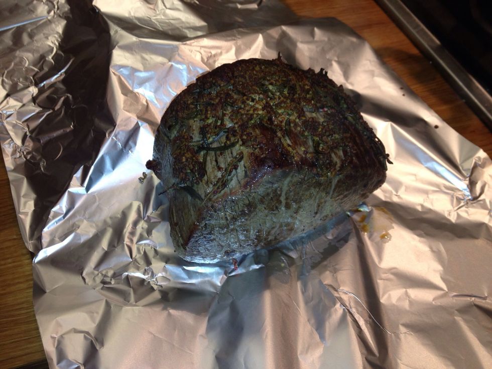 Once cooked wrap in foil and rest