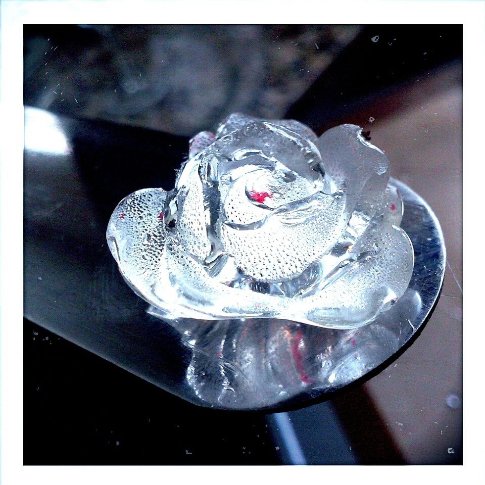 Once cooled remove from the mold.