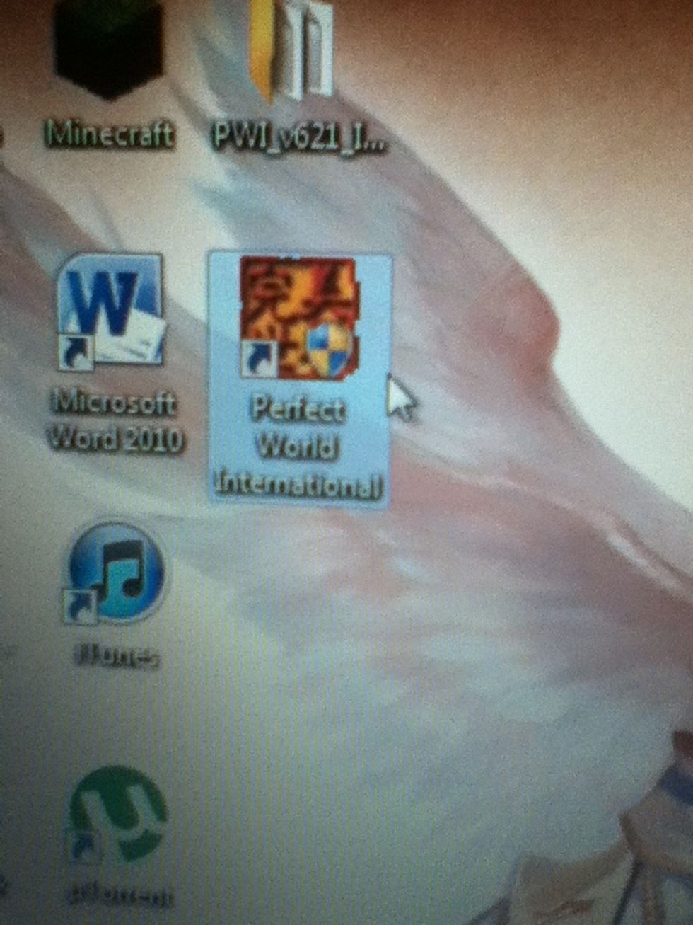 Once done, start up perfect world internatonal