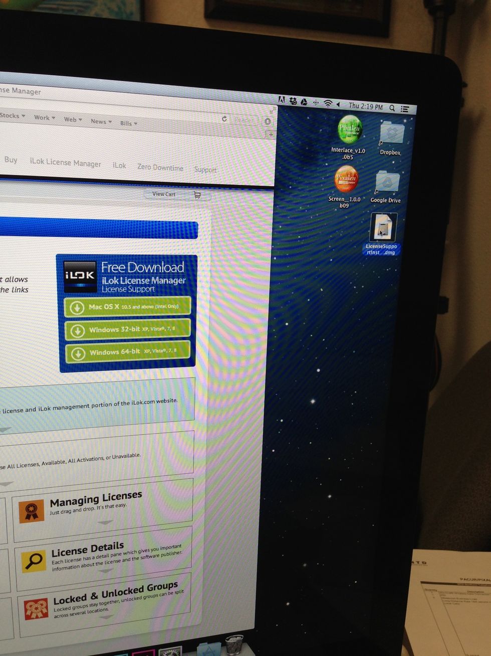 Once downloaded, double clock the .DMG file to mount the installer.