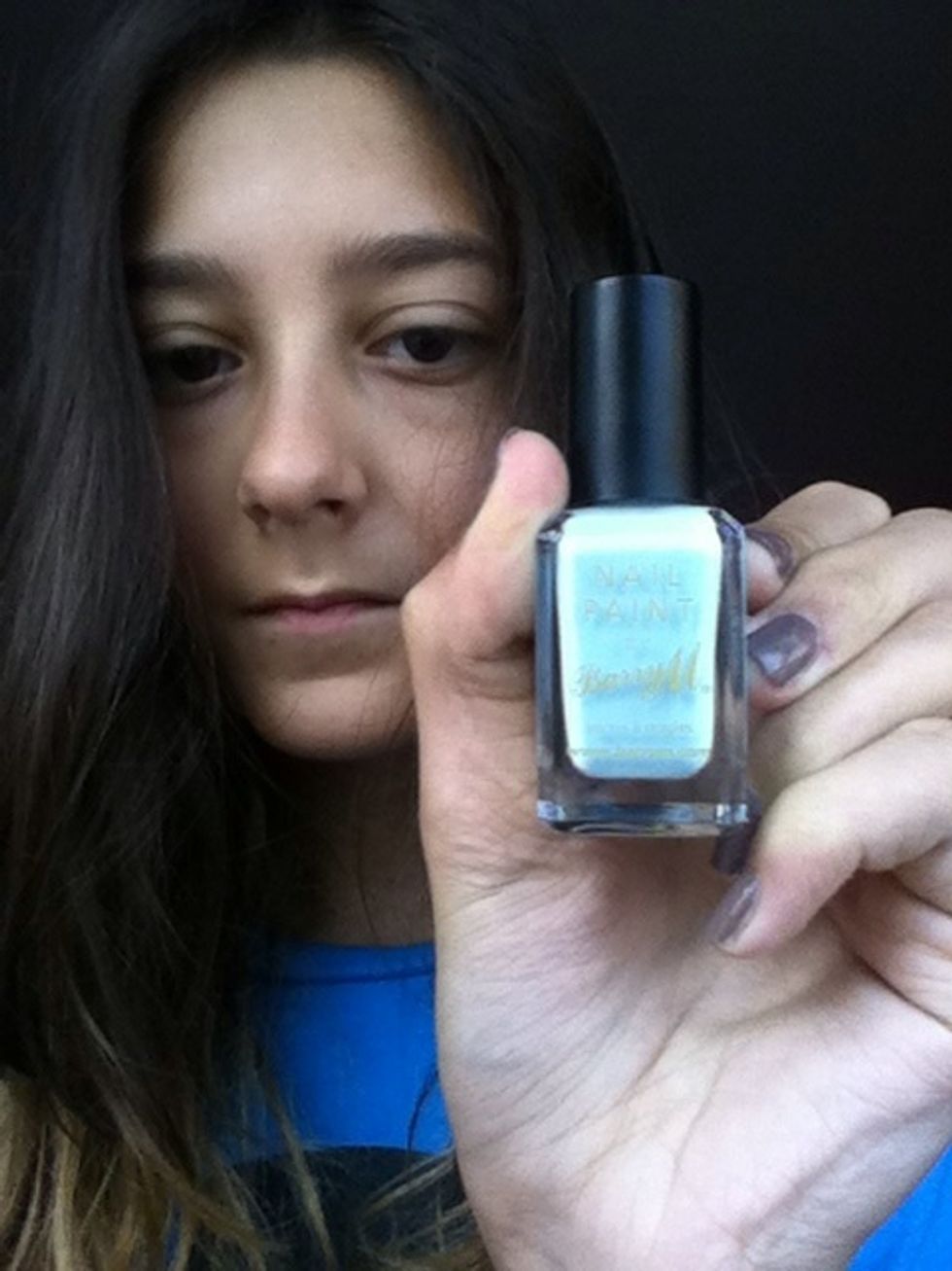 Once dry, take your second colour.