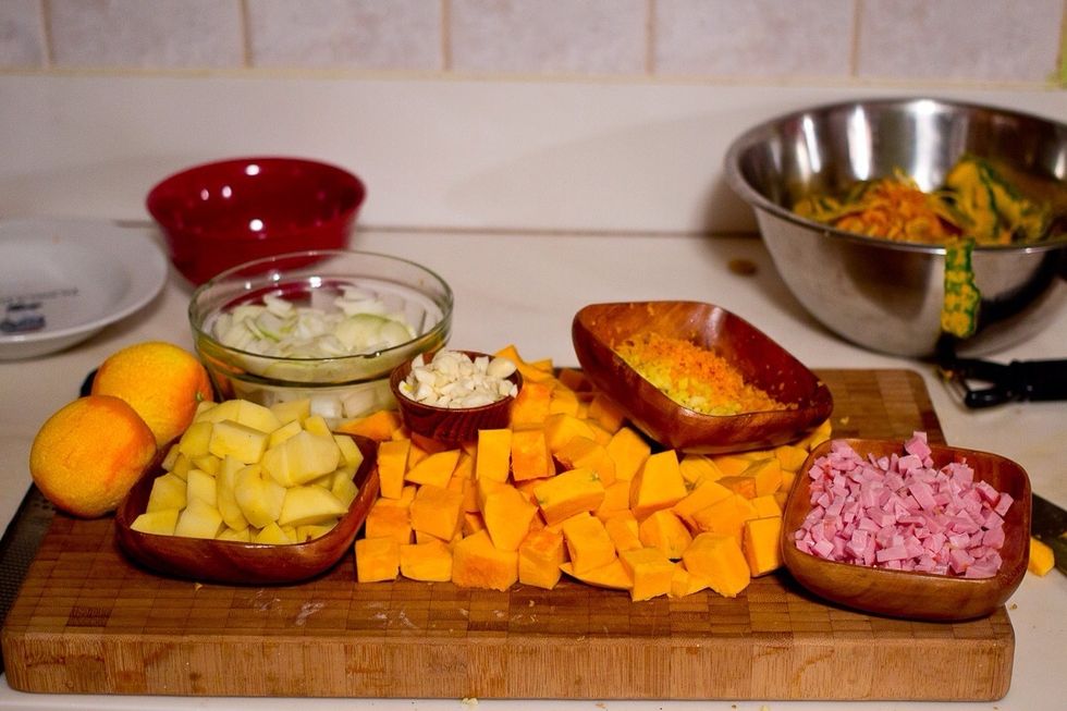 Once everything is prepped, time to turn on the stove.