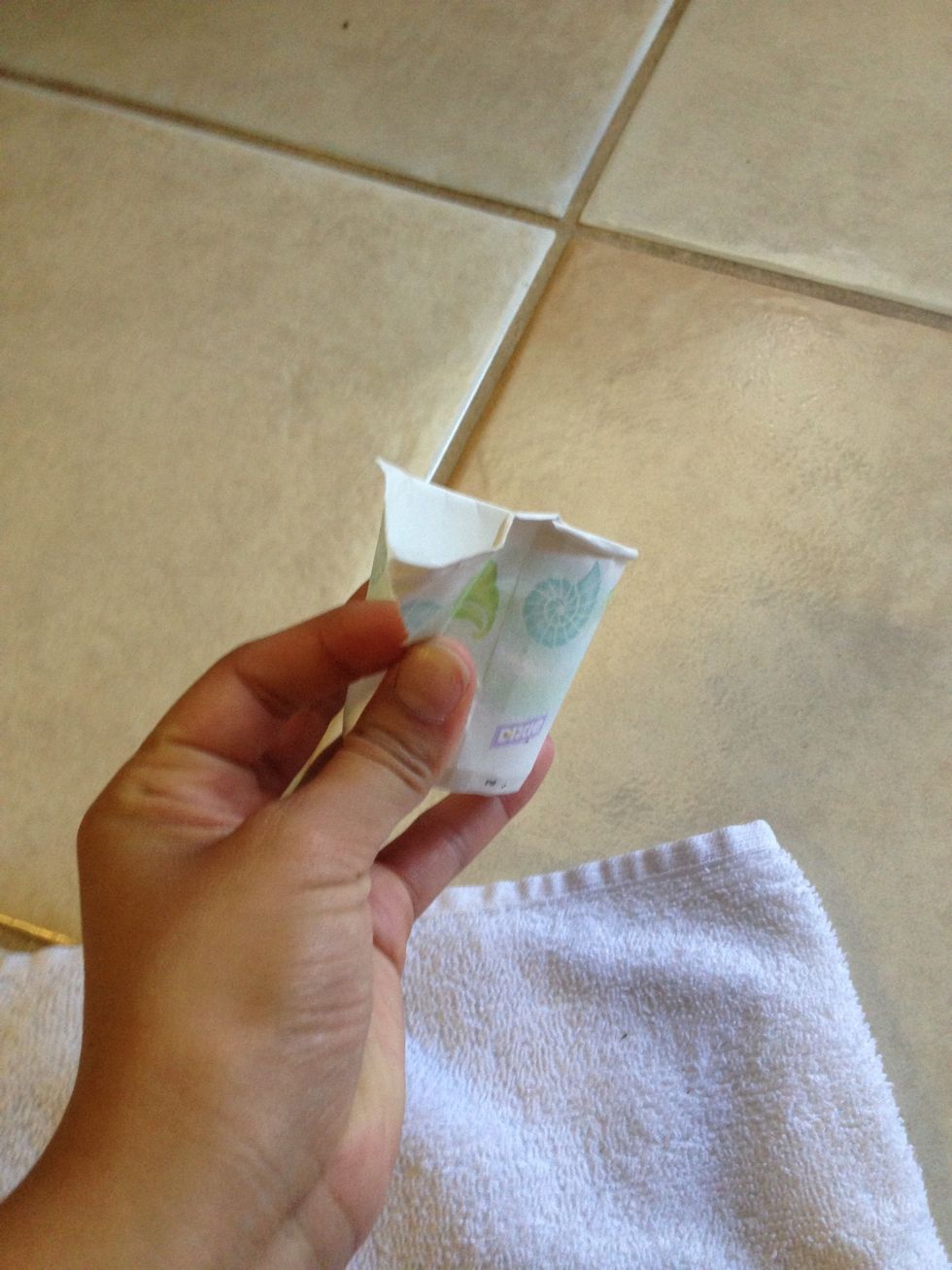 Once frozen solid you can pull them out after your run and begin peeling away the paper