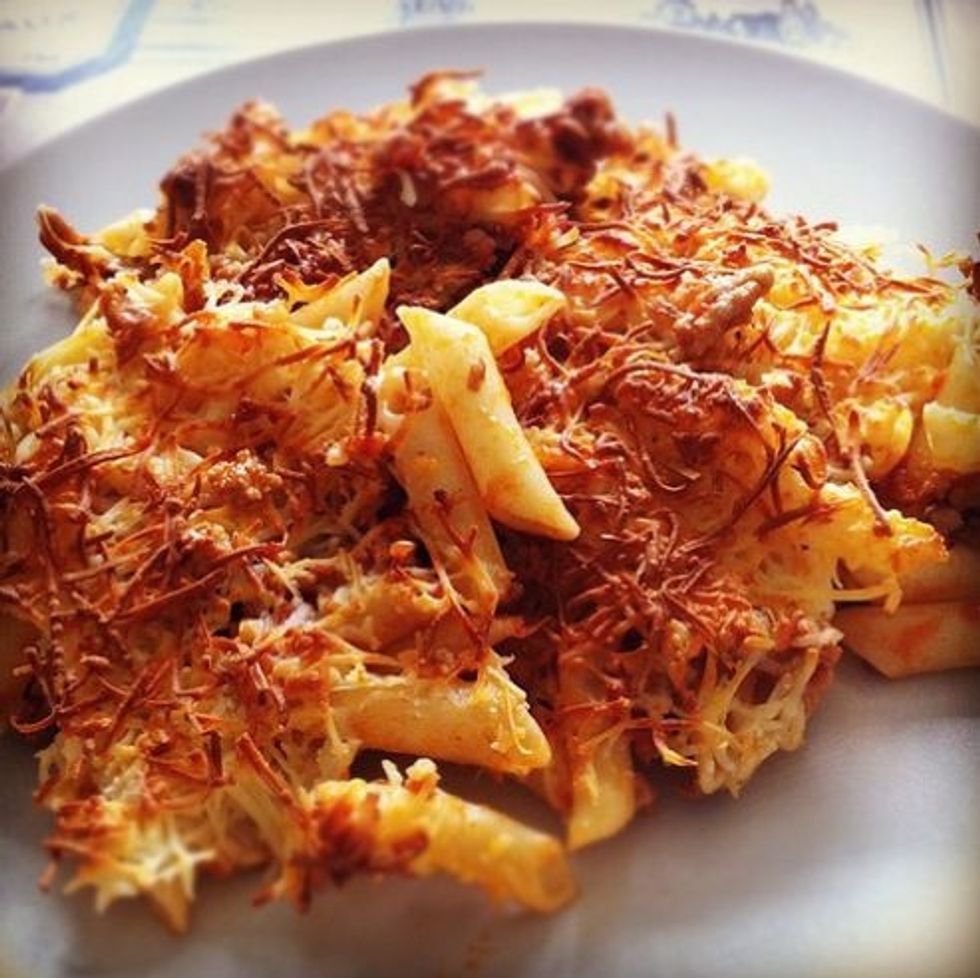 Once gratins, the serve and ready to eat