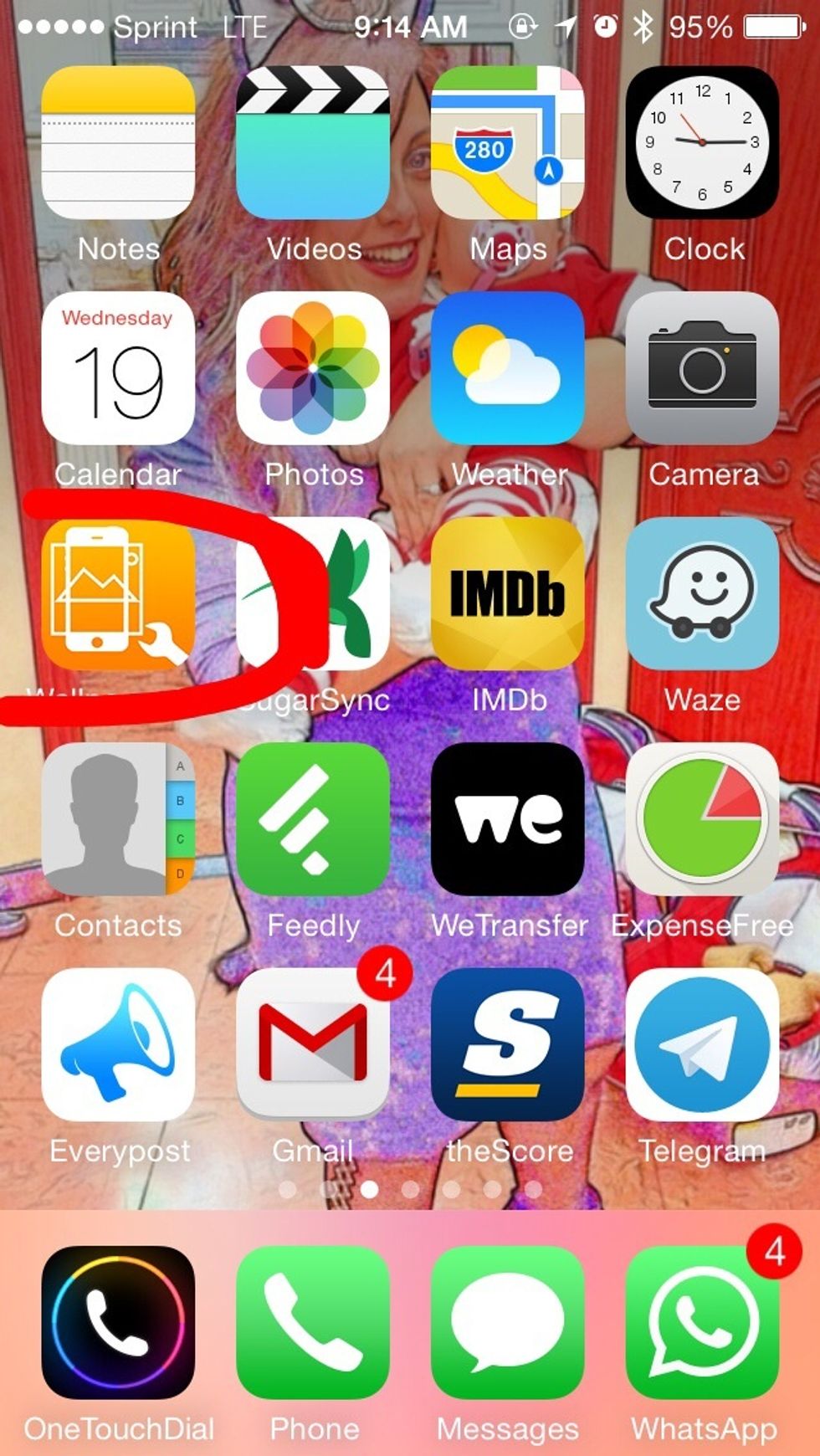 Once installed open the app