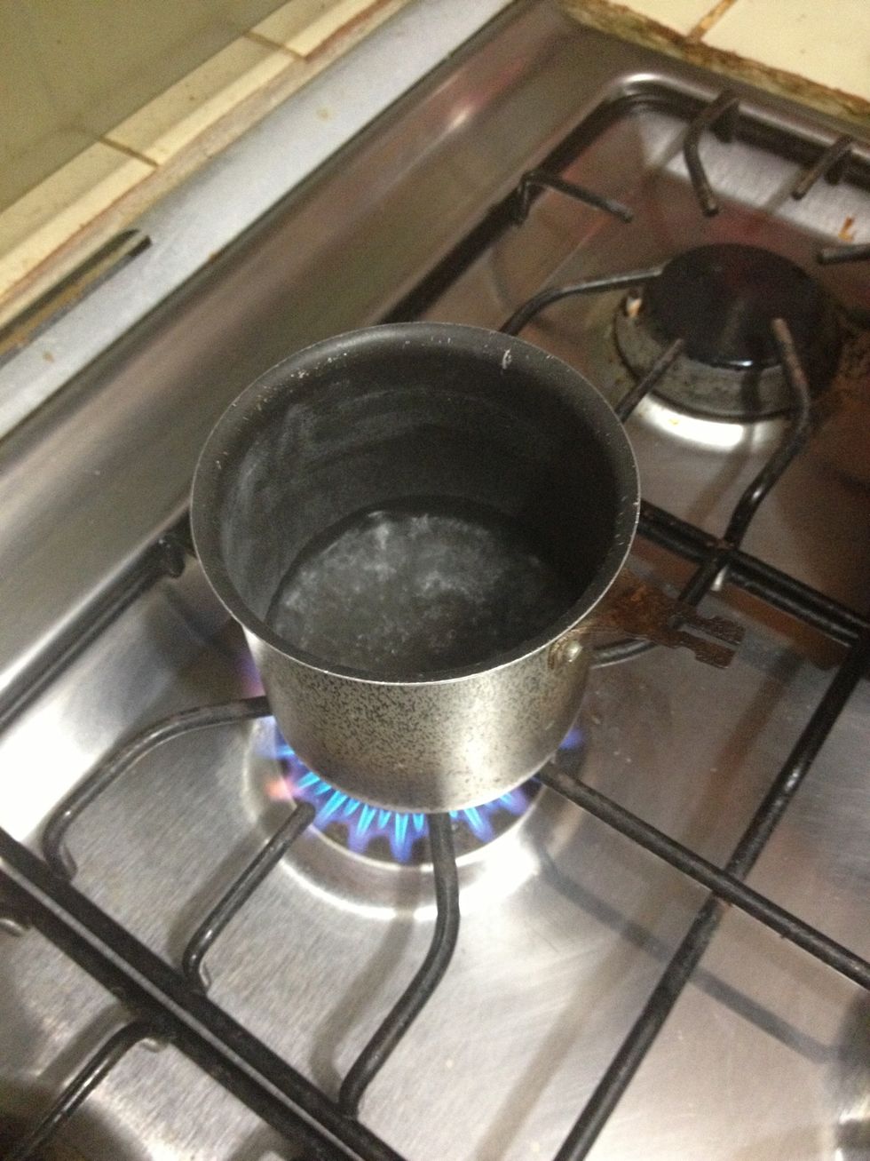 Once it boils, turn it off.