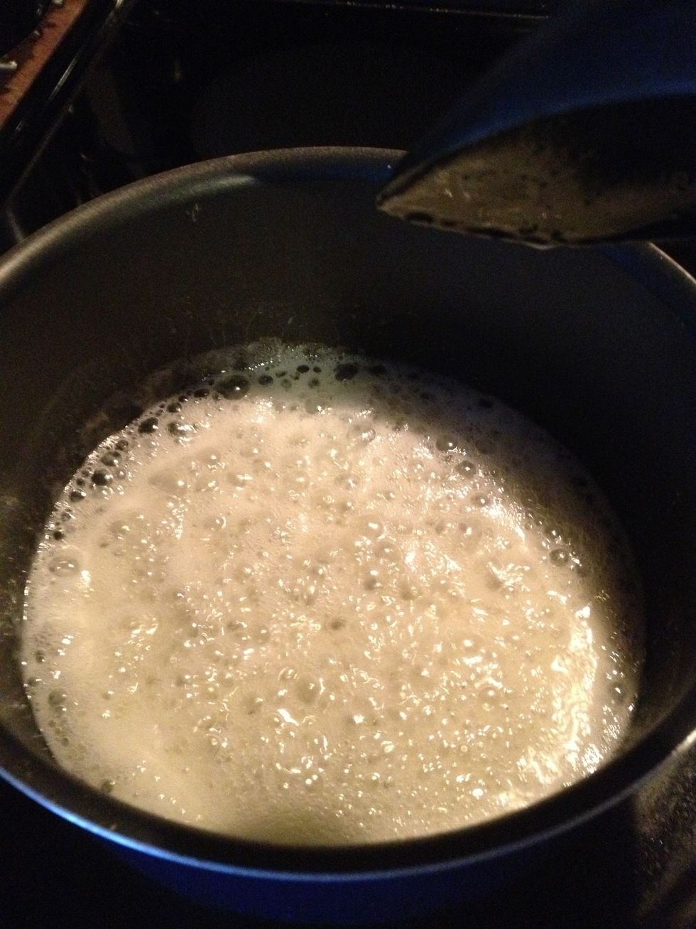 Once it is boiling take it off from the stove.Don't over do it.