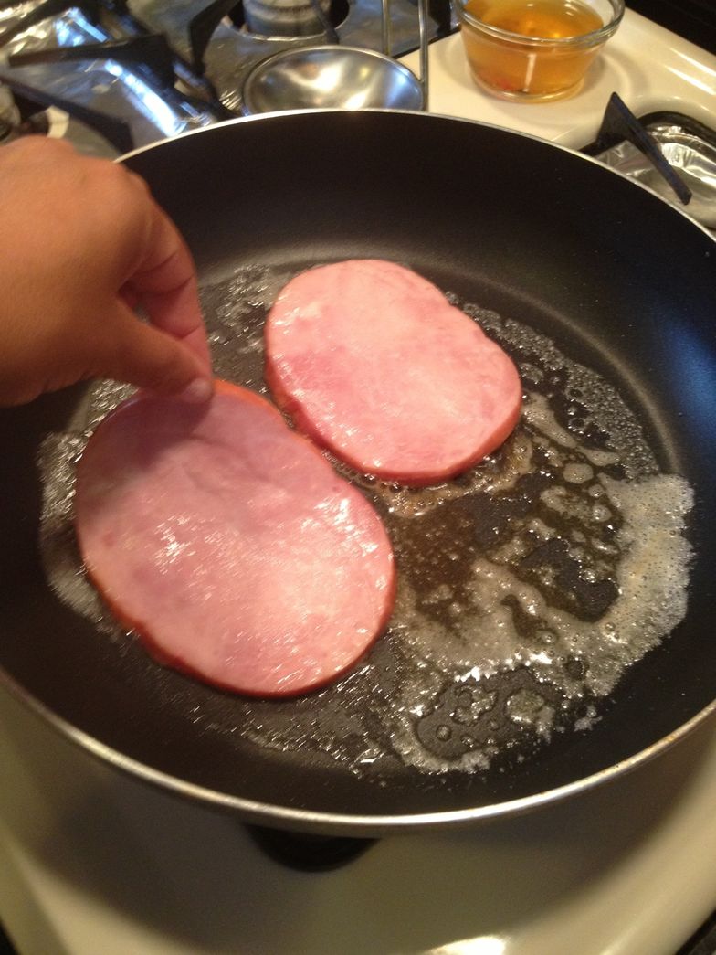 How To Fry Ham Slices In A Pan 