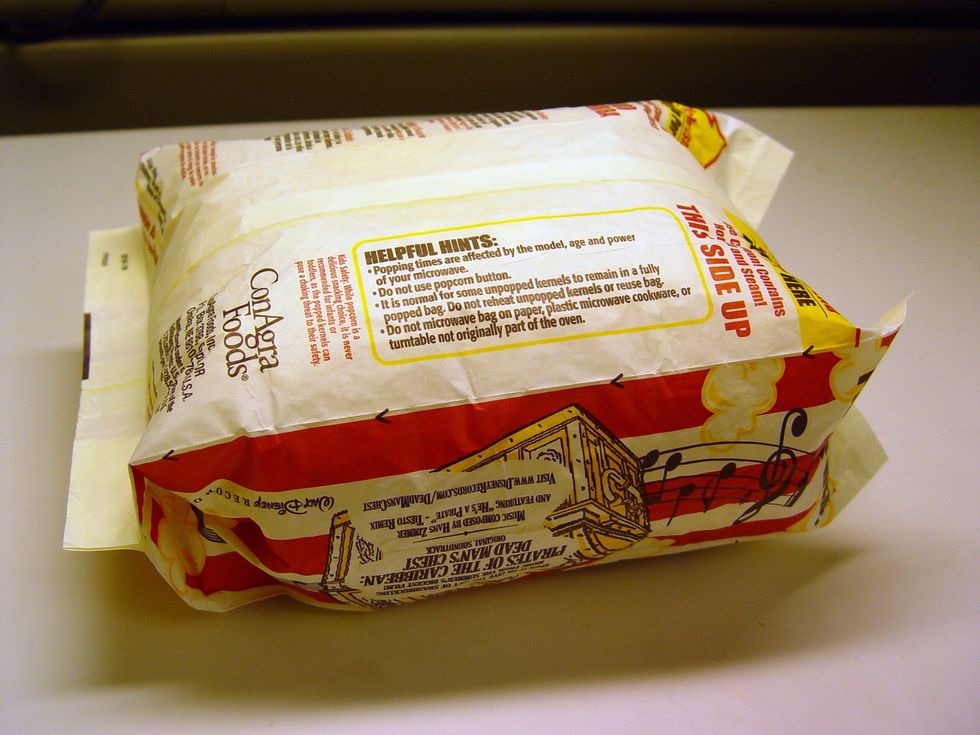 Once it's ready ,cut the bag open.