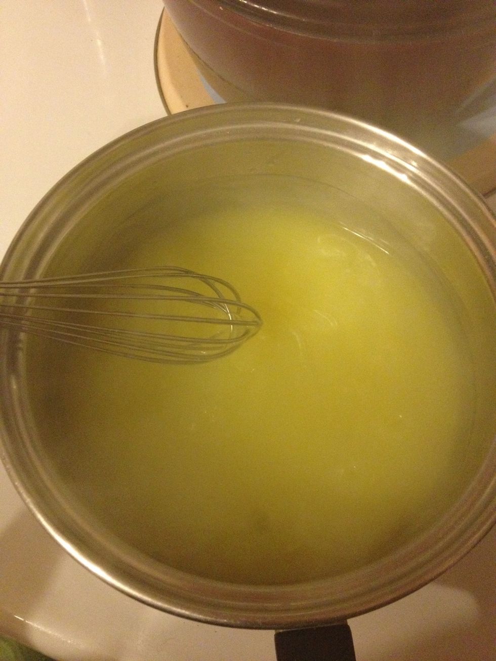 Once it starts bubbling, stir 30 more seconds.