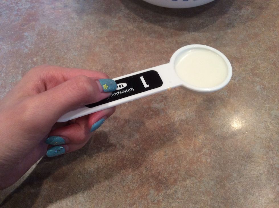 Once it starts to get thick, add the milk-- a little bit at a time