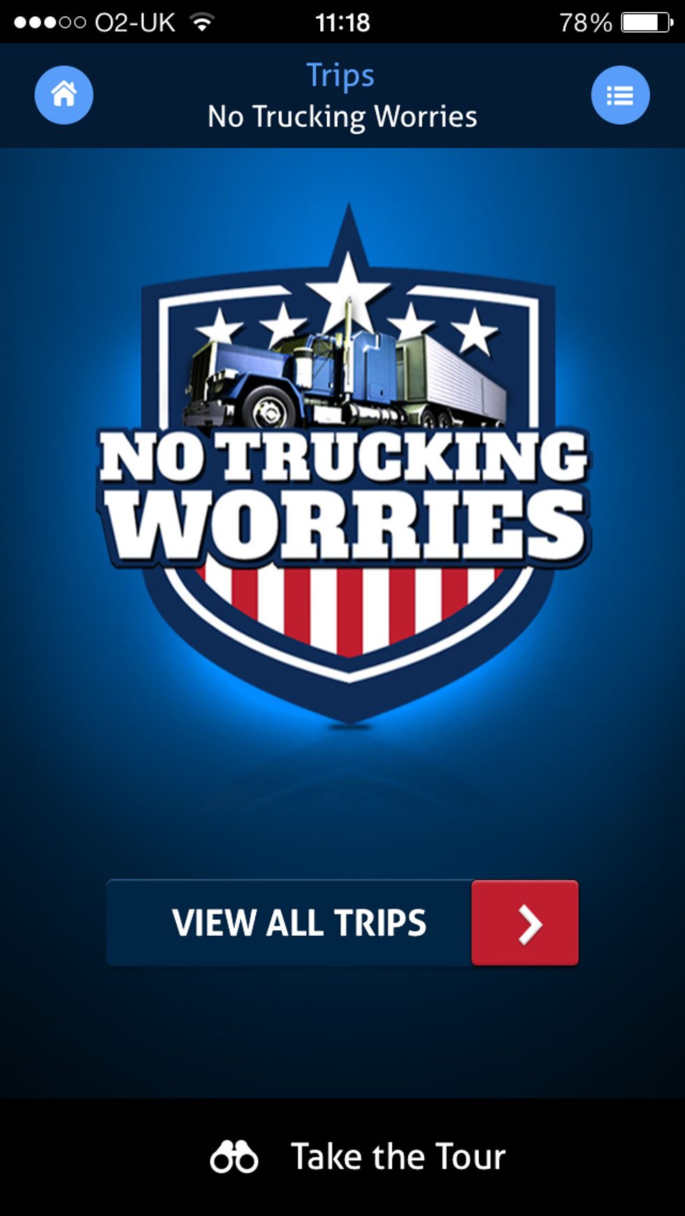 Once logged in you can select the home button from the top left hand corner at any time, or select from the menu on the left to update your profile, email support or log out.