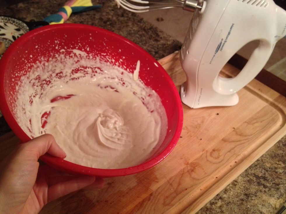 Once medium-soft peaks form you are done.