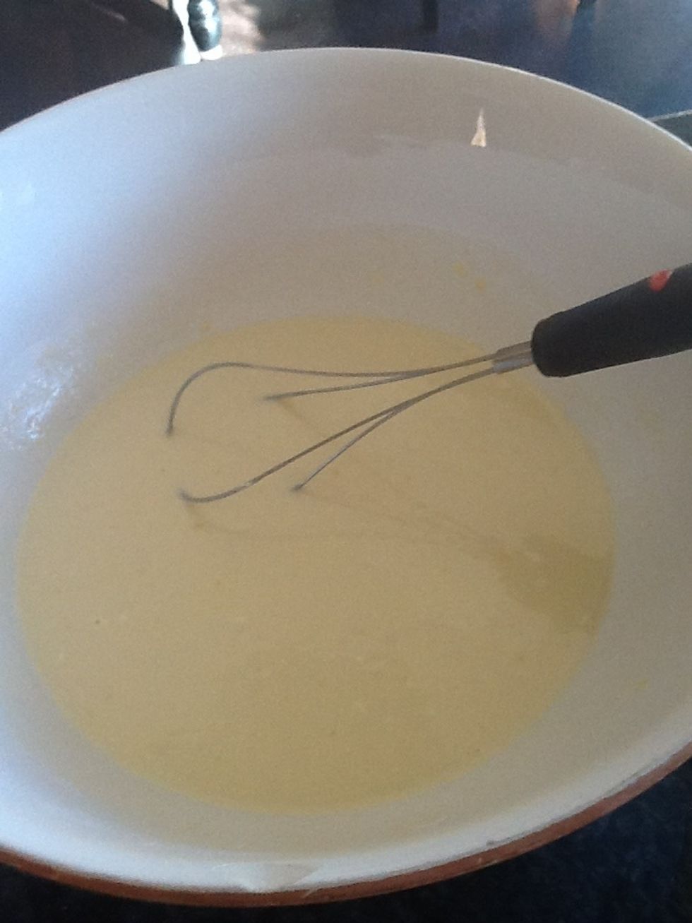 Once mixed, it should look like this