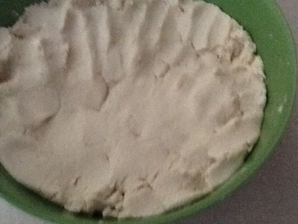 Once mixed well your dough will look like this