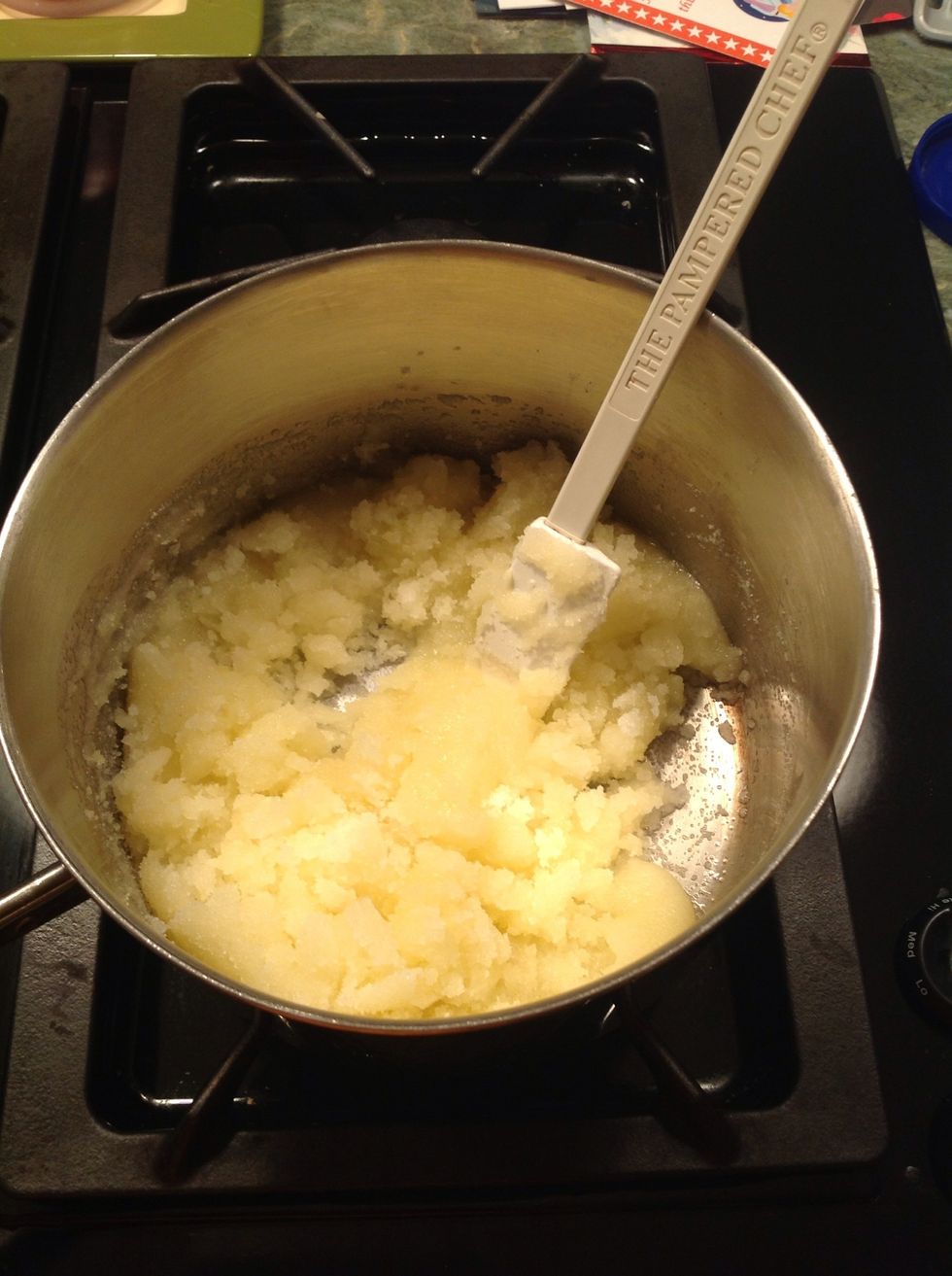 Once mixing those it should look like this