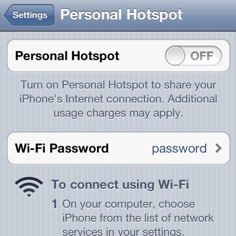 Once opened this is displayed.