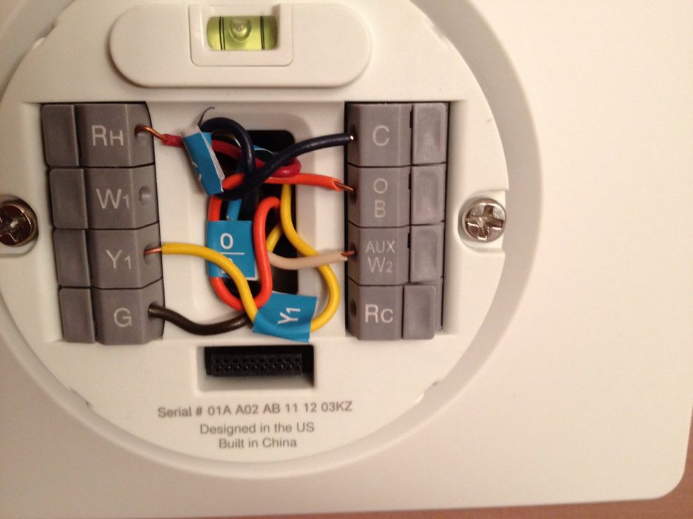 Once organized, inserting the wires is a breeze and very clear.