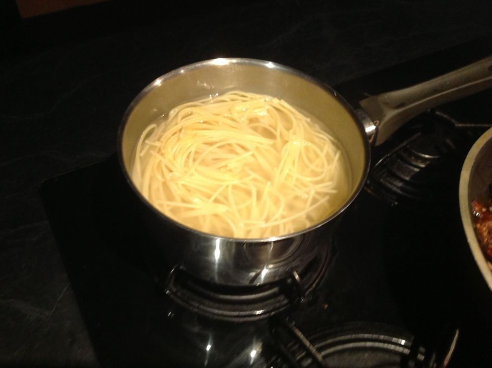 Once pasta is cooked ..