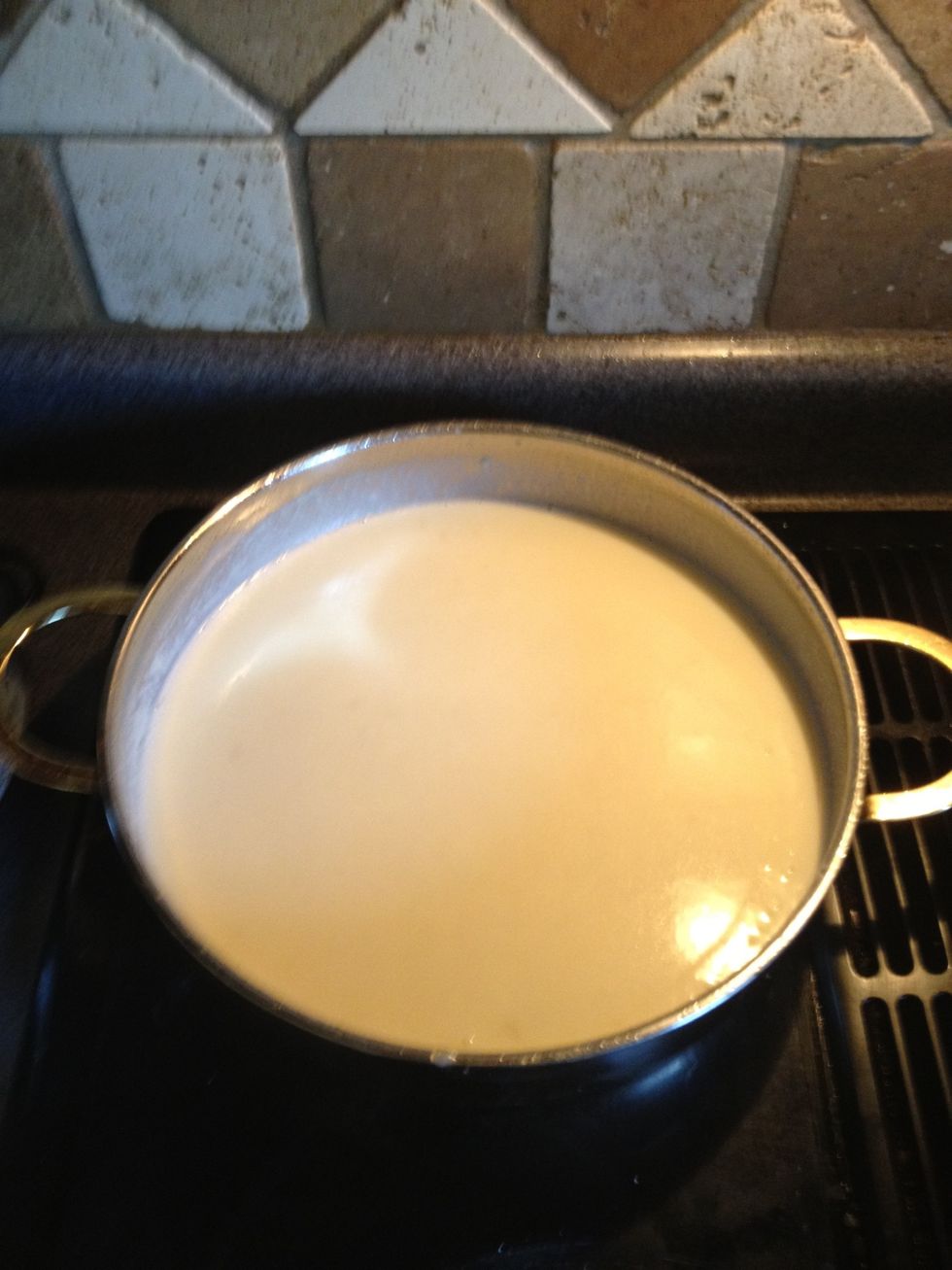 Once sauce is like paint texture you can move on