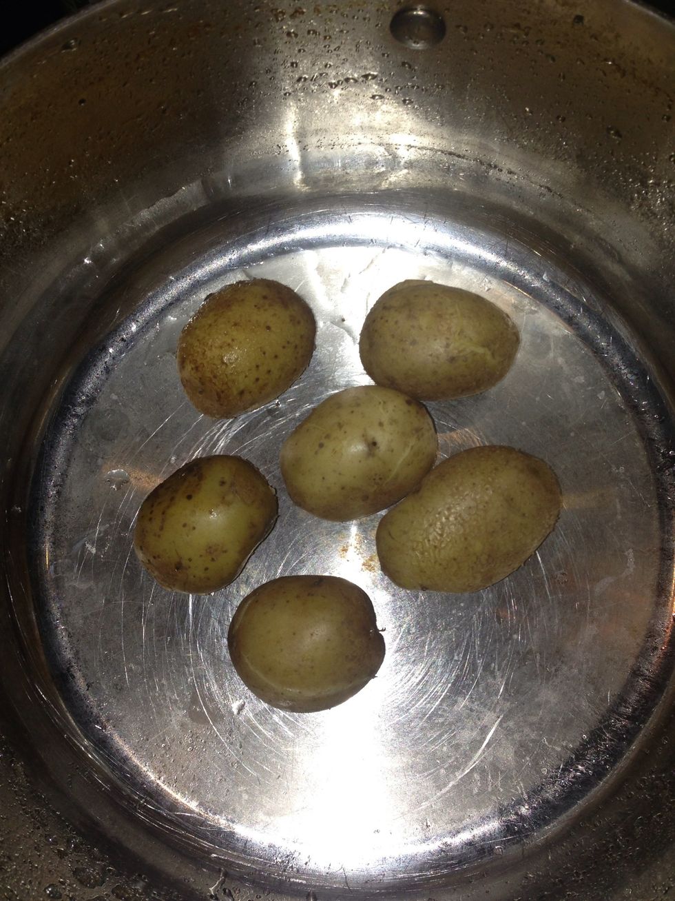 Once soft drain dry and add to a pot