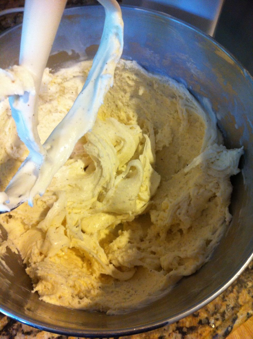 Once soft, I put mine in mixer to stir well. This makes it easier to spread across the crust. Hard ice cream pulls the Oreos all around the dish and makes it difficult to spread evenly.